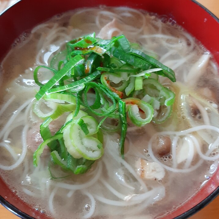 余ったソーメンで作る♪ソーメンうどん♪